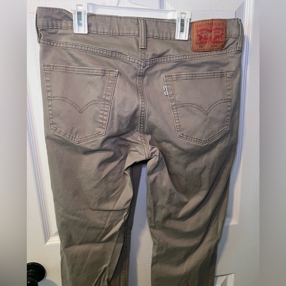 Levi 541 Tan Khaki Pants Size 34x34 Men’s White Tag - Picture 4 of 5